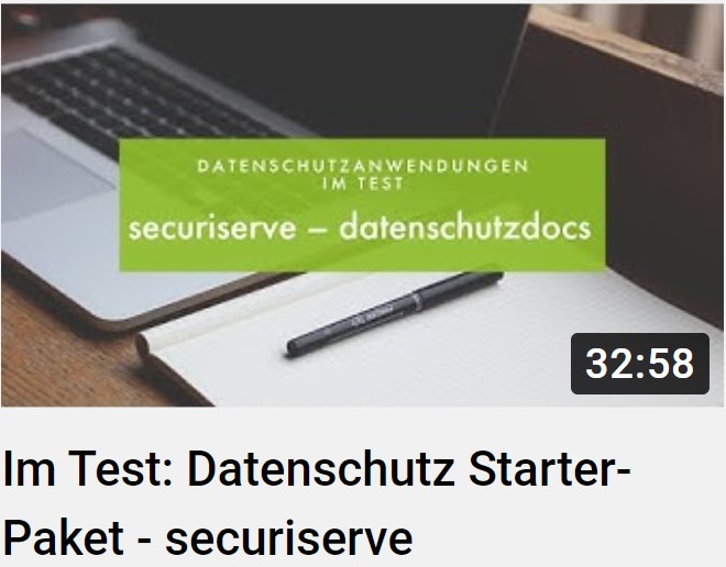 Cover Testvideo mth rohrlich Datenschutz-Starterpaket