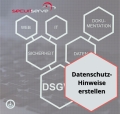 Datenschutzhinweise  Art. 12 - 14 DSGVO